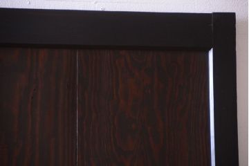 古民具・骨董　結霜ガラス入り!古いガラス帯戸