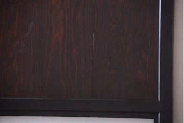 古民具・骨董　結霜ガラス入り!古いガラス帯戸