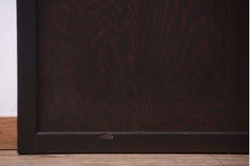 古民具・骨董　結霜ガラス入り!古いガラス帯戸