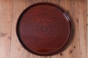 アンティーク雑貨　古民具・骨董　明治〜大正　欅一枚板!刳り貫きお盆