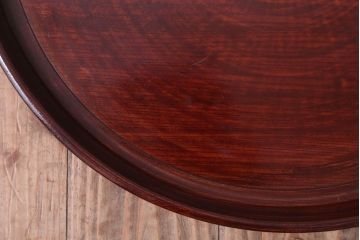 アンティーク雑貨　古民具・骨董　明治〜大正　欅一枚板!刳り貫きお盆