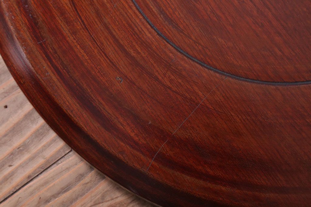 アンティーク雑貨　古民具・骨董　明治〜大正　欅一枚板!刳り貫きお盆