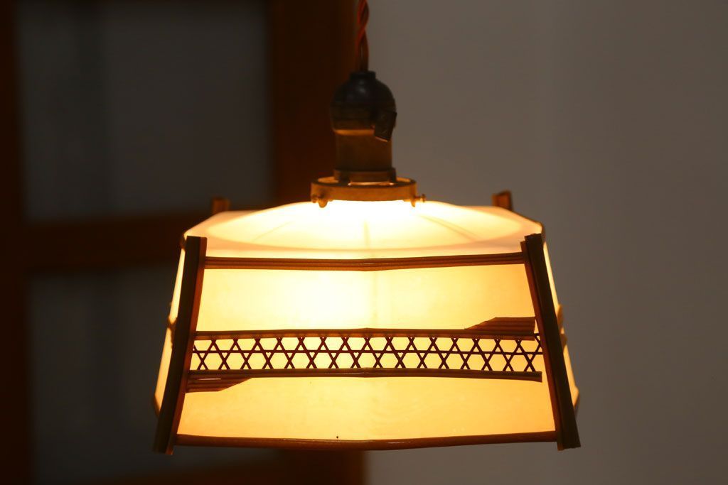 和製アンティーク　昭和期　天井照明