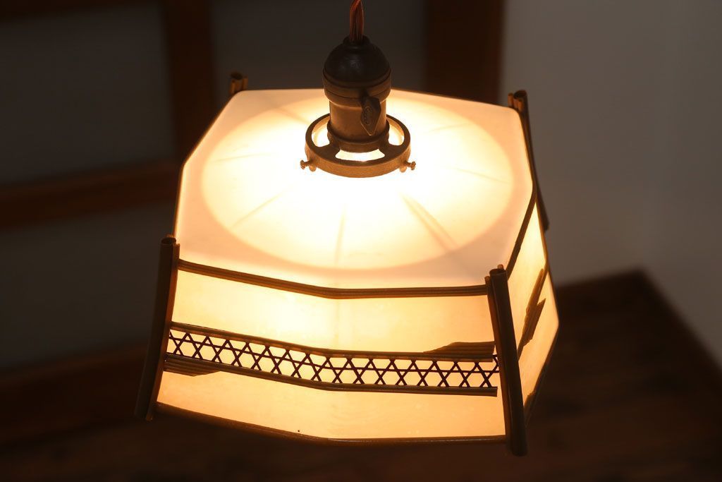 和製アンティーク　昭和期　天井照明
