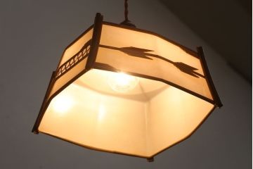 和製アンティーク　昭和期　天井照明