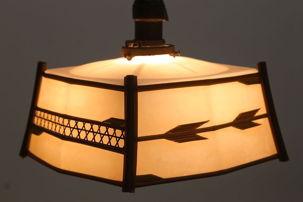 和製アンティーク　昭和期　天井照明