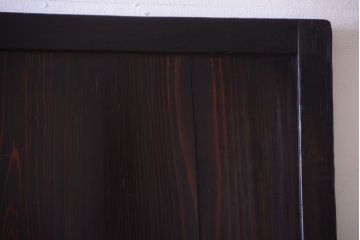 和製アンティーク　明治期　古い木味の帯戸2枚セット
