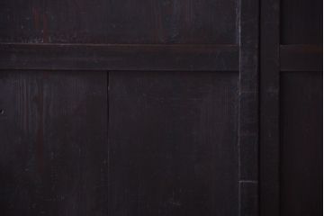 和製アンティーク　明治期　古い木味の帯戸2枚セット