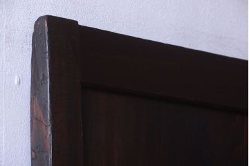 古民具・骨董　古い木味のアンティーク板戸1枚(2)(建具)