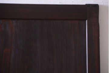 古民具・骨董　古い木味のアンティーク板戸1枚(2)(建具)