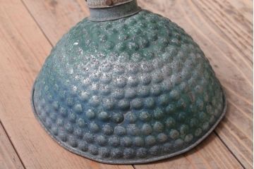 和製アンティーク　古いアルミシェードの天井照明(ペンダントライト)