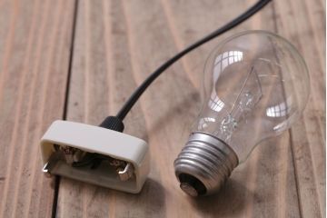 和製アンティーク　古いアルミシェードの天井照明(ペンダントライト)