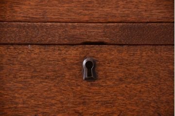 アンティーク家具　大正ロマン　古い木のアンティークチェスト