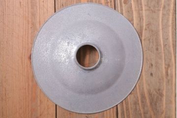 ビンテージ　ジャンクスタイル!アルミシェード平笠天井照明(1)