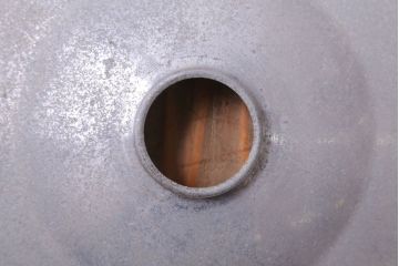 ビンテージ　ジャンクスタイル!アルミシェード平笠天井照明(1)