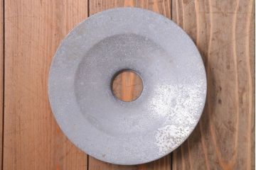 ビンテージ　ジャンクスタイル!アルミシェード平笠天井照明(1)