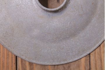 ビンテージ　ジャンクスタイル!アルミシェード平笠天井照明(2)