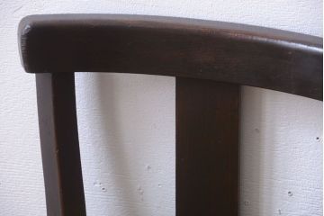 アンティーク家具　アンティーク　古いナラ材の小ぶりなチェア(椅子)