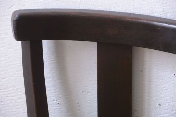 アンティーク家具　アンティーク　古いナラ材の小ぶりなチェア(椅子)
