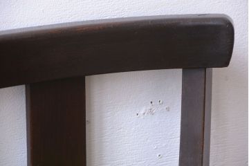 アンティーク家具　アンティーク　古いナラ材の小ぶりなチェア(椅子)