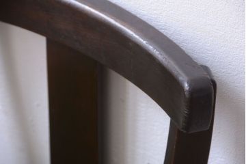 アンティーク家具　アンティーク　古いナラ材の小ぶりなチェア(椅子)