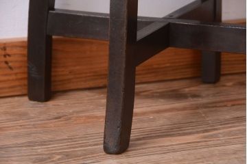 アンティーク家具　アンティーク　古いナラ材の小ぶりなチェア(椅子)