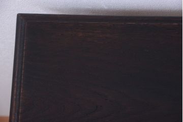 アンティーク雑貨　和製アンティーク　大正ロマンな古いナラ材のオケージョナルテーブル(サイドテーブル)