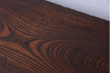 アンティーク家具　古民具・骨董　大正期　三方欅材!上品な茶箪笥(収納棚)