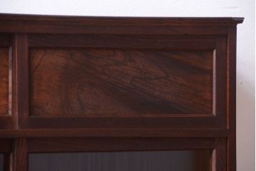 アンティーク家具　古民具・骨董　大正期　三方欅材!上品な茶箪笥(収納棚)