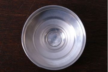 アンティーク雑貨　和製アンティーク　大正期　古い青色ガラス瓶