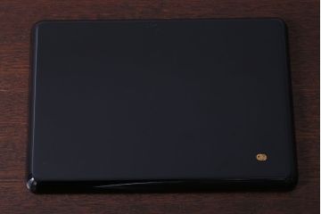 アンティーク雑貨　中古　象彦　進物盆(祝儀盆・切手盆)　(箱付き)