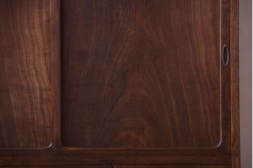 アンティーク家具　古民具・骨董　大正期　透かし彫り!前面桑材の高級茶箪笥