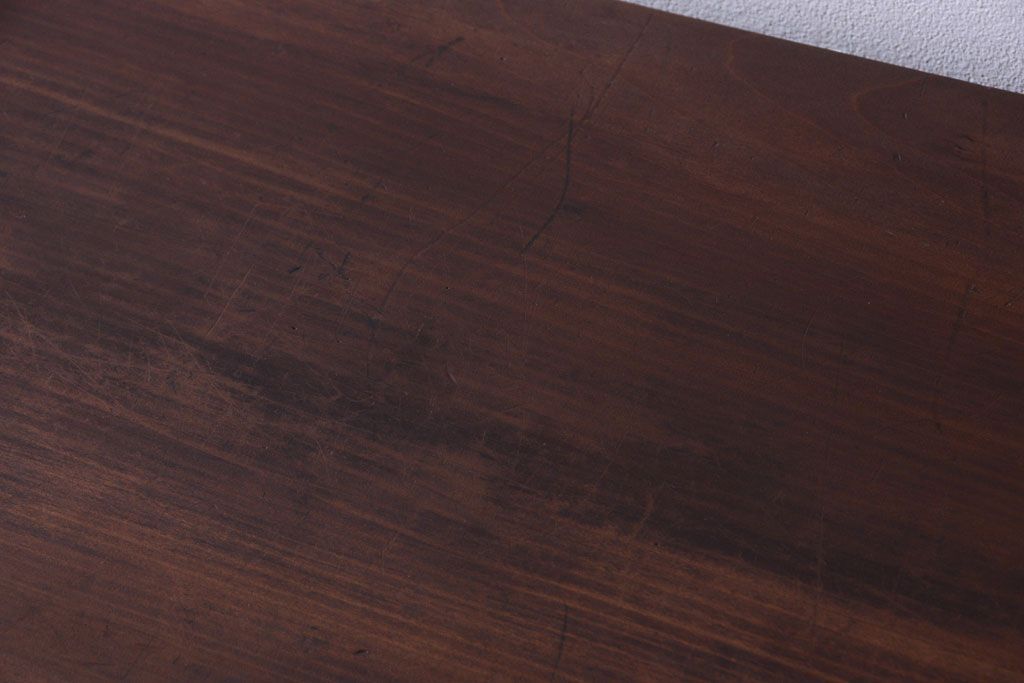 アンティーク家具　古民具・骨董　大正期　透かし彫り!前面桑材の高級茶箪笥