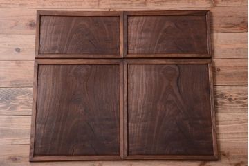 アンティーク家具　古民具・骨董　大正期　透かし彫り!前面桑材の高級茶箪笥