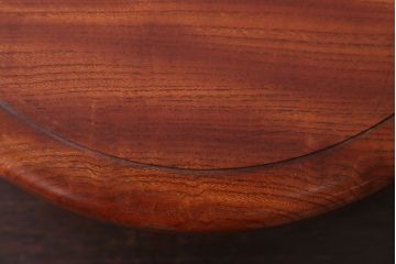 アンティーク雑貨　和製アンティーク　古い欅材製の刳り貫き茶櫃(小物入れ)(2)