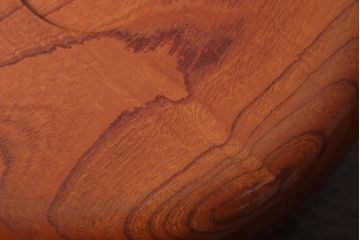 アンティーク雑貨　和製アンティーク　古い欅材製の刳り貫き茶櫃(小物入れ)(2)