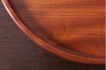 アンティーク雑貨　和製アンティーク　古い欅材製の刳り貫き茶櫃(小物入れ)(2)