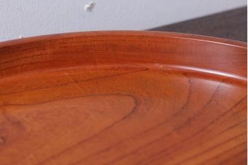 アンティーク雑貨　和製アンティーク　古い欅材製の刳り貫き茶櫃(小物入れ)(2)