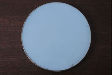 アンティーク雑貨　昭和レトロ　砂漠柄の古いガラストレー・コースターセット