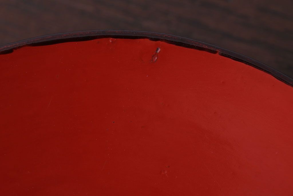 和製アンティーク　大正〜昭和　木製お椀5客セット(1)