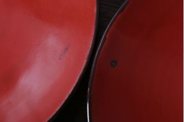 和製アンティーク　大正〜昭和　木製お椀5客セット(2)