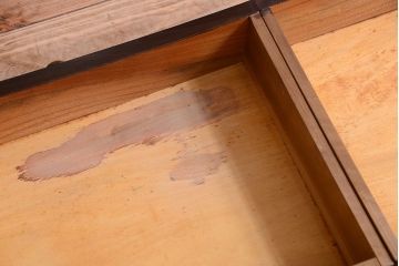 中古　民芸家具　上質な欅製の飾り棚(戸棚・収納棚)