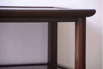 中古　民芸家具　上質な欅製の飾り棚(戸棚・収納棚)