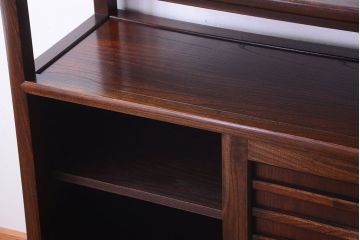 中古　民芸家具　上質な欅製の飾り棚(戸棚・収納棚)
