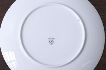 アンティーク雑貨　ノリタケ・飾皿・フランス シャルトル遠望・yukio・鵜飼幸雄