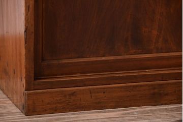 アンティーク家具　和製アンティーク　台形!古い木の本棚