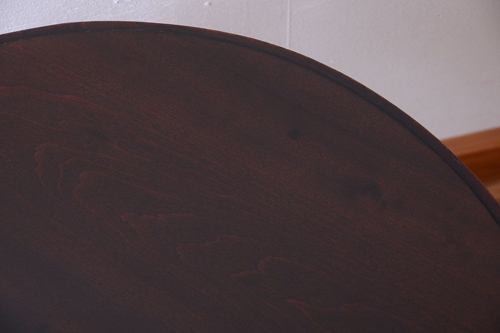 アンティーク家具　和製アンティーク　シンプルデザイン!古いラウンドテーブル(丸テーブル)