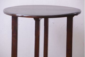 アンティーク家具　和製アンティーク　シンプルデザイン!古いラウンドテーブル(丸テーブル)
