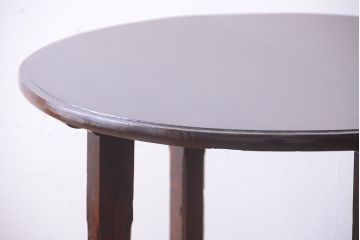 アンティーク家具　和製アンティーク　シンプルデザイン!古いラウンドテーブル(丸テーブル)