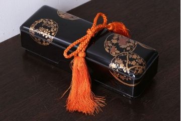 アンティーク雑貨　古民具・骨董　明治〜大正　漆芸　蒔絵　書状箱(文箱)